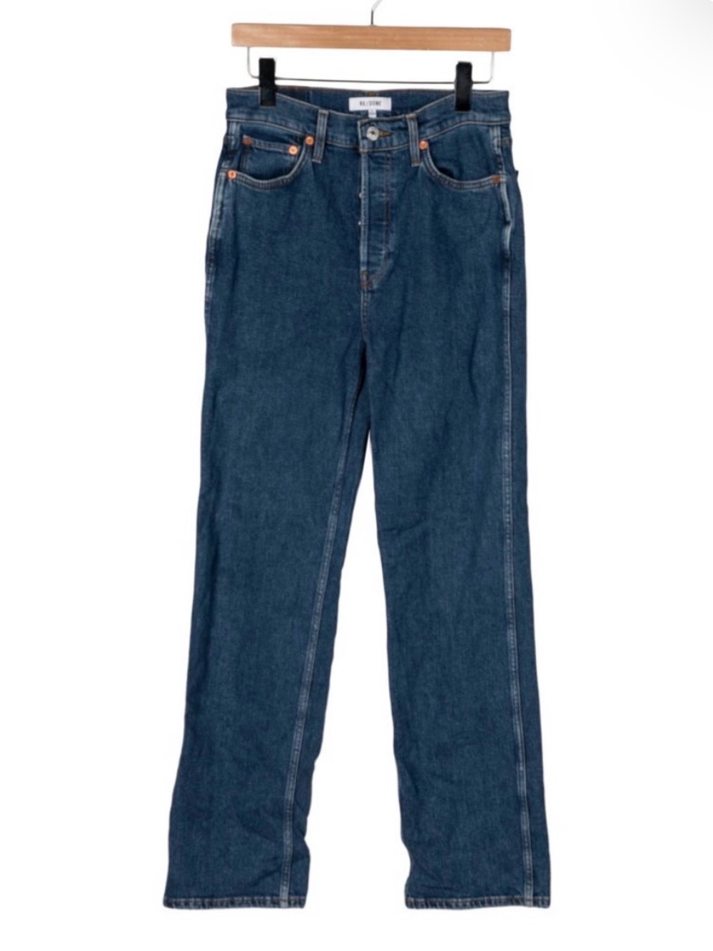 Re/done 90s High-Rise Straight Leg Jeans 27